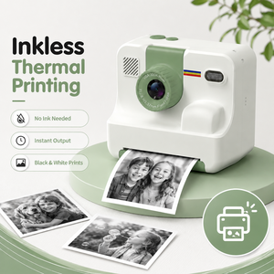 <span class=keywords><strong>Appareil</strong></span> <span class=keywords><strong>photo</strong></span> instantané pour enfants en gros, mini imprimante <span class=keywords><strong>photo</strong></span> thermique, jeux, enregistrement vidéo, 203 dpi, batterie 1200 mAh, écran 2,4 pouces, carte SD - Product Image 2