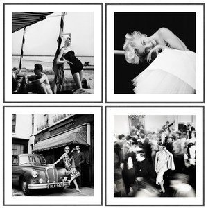 Cadre décoratif mural carré en alliage d'aluminium brossé, très vendu, avec photos <span class=keywords><strong>noir</strong></span> <span class=keywords><strong>et</strong></span> <span class=keywords><strong>blanc</strong></span> de style français - Product Image 3