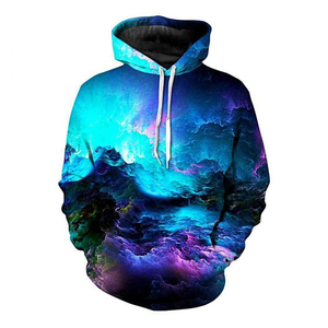 Factory Custom Your Design Sublimation Hoodies Streetwear Full Print Oversized <b>Polyester</b> <b>Hoodie</b> for Men - Product Image 1