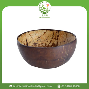 Venta al por mayor 100% Cuencos redondos de cáscara de coco natural Colección de vajilla - Product Image 2