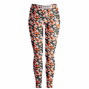 Pantalones de Yoga de cintura alta de punto liso Leggings deportivos de secado rápido transpirables para fitness - Product Image 1