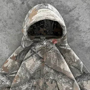 เสื้อฮู้ดลายพรางใบไม้3D ฤดูใบไม้ร่วงฤดูหนาวเสื้อฮู้ดลายพรางพิมพ์ลายนูนแขนยาวออกแบบได้ตามต้องการฤดูใบไม้ร่วงฤดูหนาว - Product Image 6