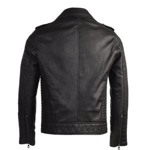 Veste en cuir respirante streetwear, veste en cuir grande taille, vêtements de mode, veste en cuir pour homme - Product Image 2