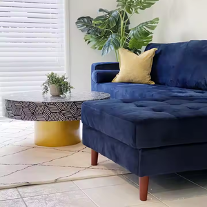 Table basse de luxe traditionnelle en nacre incrustée de nacre peinte à la main de la meilleure qualité écologique pour la décoration intérieure - Product Image 3