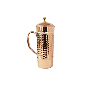 Carafe à eau élégante en cuivre avec un design élancé et effilé pour une maison moderne et une hydratation saine - Product Image 6