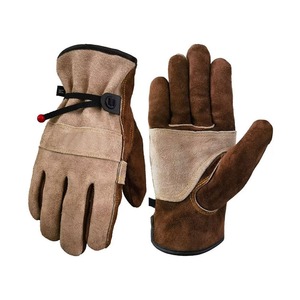 ถุงมือขับรถหนังวัวสำหรับทุกเพศ XL ถุงมือนิรภัยสำหรับคนขับรถบรรทุกสำหรับงานอุตสาหกรรม - Product Image 1