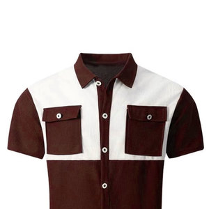 Conjuntos de camisa para hombre de secado rápido y transpirable al por mayor conjuntos de camisa para hombre con diseño de logotipo impreso digital personalizado - Product Image 4