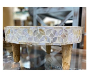 ถาดไม้ไผ่สำหรับเสิร์ฟอาหารจานหมุนสีไม้บีชแบบเรียบง่ายสีธรรมชาติ - Product Image 4