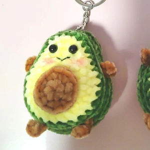 พวงกุญแจถักโครเชต์รูปสัตว์ทำมือน่ารัก Amigurumi พวงกุญแจถักกระเป๋าเป้สะพายหลังรถเสน่ห์ผลิตในเวียดนาม - Product Image 4