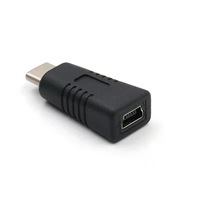 Adaptador USB C Macho a Mini USB Hembra |   Carga y sincronización para dispositivos antiguos |   Convertidor de Tipo C a Mini USB |   Conectar y Usar