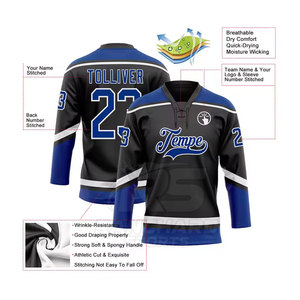 Camiseta de Hockey sobre Hielo, Ropa Deportiva de Entrenamiento, Uniforme de Equipo para el Día del Partido, Camiseta de Hockey sobre Hielo - Product Image 4