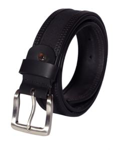 Men's Retro Custom Button Design Cowhide Leather Belt Top Layer Genuine Leather for Young Middle-Aged Young Leisure Polo Jeans - Product Image 2