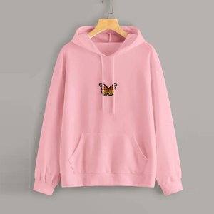 Sweats à capuche pour femmes Bangladesh hiver automne brodé imprimé cristal décoration Anti-rides avant dos Logo - Product Image 3