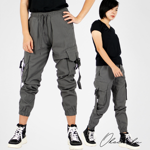 Nuevos pantalones Cargo para mujer Artha Pantalones Cargo de alta calidad para mujer Multibolsillos combinan comodidad y funcionalidad. - Product Image 1
