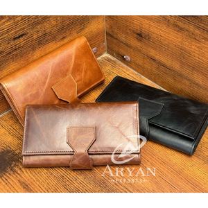 New Full Grain Leather RFID Blocking Long Purse Genuine Leather Wallet Large Capacity <b>Card</b> <b>Holder</b> Zipper Wallets for Women's - Product Image 1