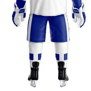 Uniforme de hockey sur glace de haute qualité uniforme de hockey sur glace de couleur personnalisée 100% polyester pour la vente en ligne - Product Image 5