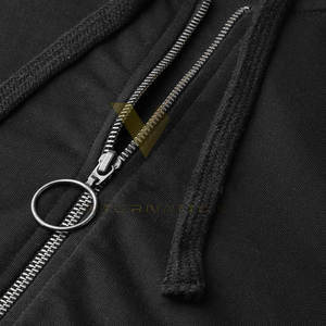 Sweats à capuche décontractés en coton et polyester pour femmes avec logo sur le devant Manches longues et col à capuche Séchage rapide pour la saison d'hiver en solde - Product Image 6