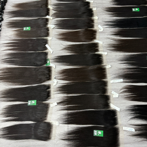 8 - 32 pouces de haute qualité cheveux bruts vietnamiens dentelle frontale perruque texture droite HD dentelle pour les femmes noires non traitées avec la taille du bonnet - Product Image 2