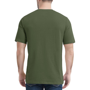 T-shirt élégant et tendance pour homme, 100 % coton, anti-plis, avec poche, manches courtes, col rond, idéal pour l'été et le streetwear, pour garçons - Product Image 6