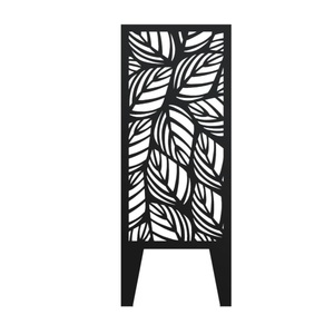 Écran de jardin en métal fini rustique motif rose découpé au laser pour décoration de la vie privée décor de jardin écran de jardin en métal - Product Image 5