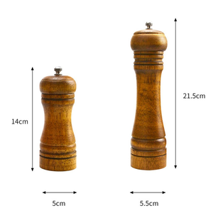 Best Quality Handmade Acacia Mango Wooden 6-8-10 Inch <b>Pepper</b> <b>Grinder</b> Mill Most Selling Home Use Salt <b>Pepper</b> Mill - Product Image 5