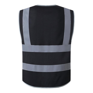 Chaleco de Seguridad Reflectante de Alta Visibilidad con Cierre de Cremallera y Bolsillos Multifuncionales para Trabajadores - Product Image 6