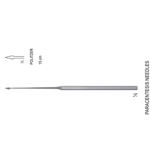 High Quality Stainless Steel Surgical Paracentesis Needles POLITZER 15CM Manually Powered Designed by Manufacturer <b>Brass</b> Surgico - Product Image 5