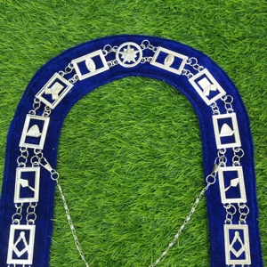 CHAÎNE EN MÉTAL MAISON BLEUE COLLIER MAÇON - Product Image 6