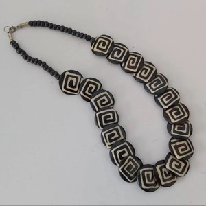 Authentique véritable os de chameau de buffle fait à la main collier tribal marocain véritables pierres précieuses Style animal sculpté naturel fête des mères - Product Image 6