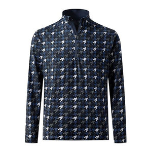 Veste demi-zip pour homme en sublimation respirante, veste demi-zip en sublimation pour la course à pied et le fitness - Product Image 1