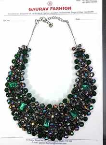 Bib <b>Statement</b> Necklace Colorful Glass Beaded Bohemian Collar Choker for Women Handmade Fashion <b>Jewelry</b> Gift - Product Image 5