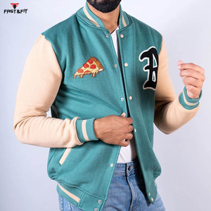 2025 High Quality Long Sleeves Winter Wear <b>Smart</b> Stylish College Bomber <b>Jacket</b> Canvas 100% Cotton Windproof Breathable Unisex - Product Image 2