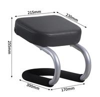Banc de méditation, tabouret de méditation à genoux, chaise Seiza, banc de prière avec coussin pour la maison, studio, tabouret de yoga portable antidérapant.