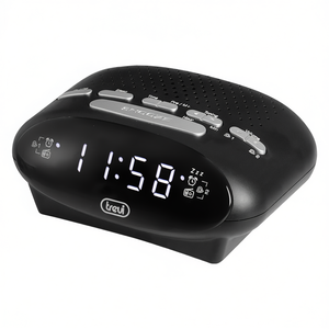 Radio domestique noire RC 821D modèle 0082100 avec fonction veille - Product Image 3