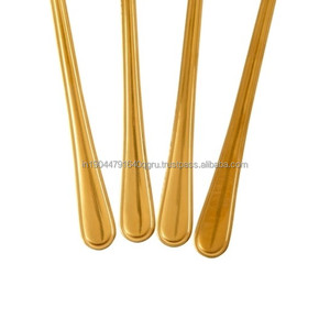 Cuchara en forma de concha de Venta caliente con mango largo para café, azúcar, postre, helado, ensalada, cucharas de mesa, cubiertos - Product Image 5
