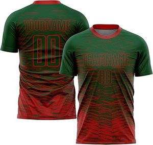 Equipo personalizado del jersey del fútbol del uniforme del fútbol del OEM con la ropa deportiva del equipo del nombre y del número hecha por el fabricante - Product Image 3