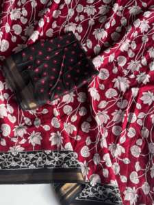 Nuevo Lanzamiento: Sari Maheshwari de Seda y Algodón Puro, Sari Tradicional Indio para Mujer, Disponible en Existencia - Product Image 2