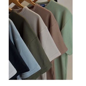 Camisetas de algodón 100% al por mayor de alta calidad para hombre, camisetas lisas con estampado personalizado, camiseta blanca de gran tamaño en blanco de BD - Product Image 1