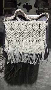 Bolsas de cordón de algodón de macramé hechas a medida de cordón de algodón 100% ideal para tiendas de accesorios de moda para reventa - Product Image 4