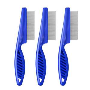 Peine para Mascotas Plegable con Láser y Mango Antideslizante de Acero Inoxidable, Ligero para el Mantenimiento Diario del Pelaje - Product Image 1