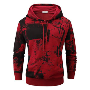 Sweat à capuche tie-dye en coton mélangé, de qualité supérieure, entièrement personnalisé, style nouveau, robuste, prix abordable, pour hommes. - Product Image 1