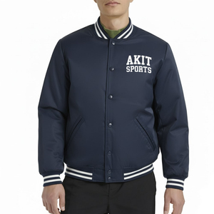 Chaqueta Universitaria de Invierno Personalizada y Elegante para Hombre, de Alta Calidad, Marca Privada con Tu Logotipo en la Parte Delantera, de Secado Rápido y Transpirable - Product Image 1