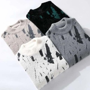 Sudadera de Forro Polar con Cuello Redondo para Hombre, Bordada, Gruesa, de Algodón Transpirable para Invierno - Product Image 5