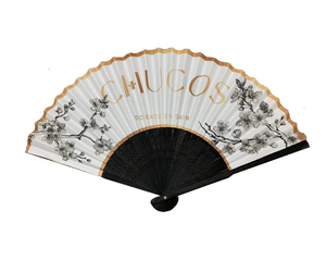 Good Price Cloth Hand Fan Vietnam Supplier - Custom Printed Fan For Wedding Gifts And <b>Party</b> Favors - Product Image 6