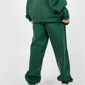 Chándal de entrenamiento de talla grande de lana transpirable con estampado de logotipo personalizado para mujer, sudadera de invierno, conjunto de pantalones de chándal, Fitness Unisex para adultos - Product Image 4