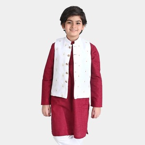 Edición limitada niños Shalwar Kameez con chaleco niños pakistaní indio tradicional Eid traje de fiesta de boda niños con estilo - Product Image 3