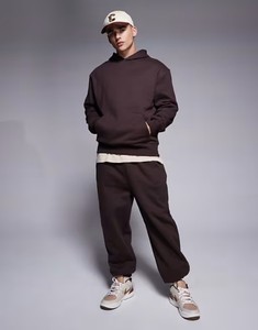 ชุดวอร์มแบบมีฮู้ดสำหรับทุกเพศชุดวิ่ง2ชิ้นผ้าฝ้ายเฮฟวี่เวทกรดชุดวอร์มออกแบบโลโก้ได้ตามต้องการ - Product Image 1