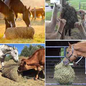 Bolsa de Heno Rosa Pequeña de un Solo Orificio, Excelente para la Alimentación de Caballos, Duradera y Cómoda para el Crecimiento del Caballo - Product Image 6
