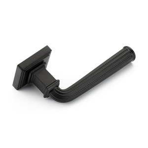 Manija <span class=keywords><strong>de</strong></span> <span class=keywords><strong>Puerta</strong></span> Art Deco con Diseño Escalonado y Roseta Cuadrada <span class=keywords><strong>de</strong></span> Aleación <span class=keywords><strong>de</strong></span> Zinc, Herraje Interior para Dormitorio, Baño, Oficina, Hotel y Hogar - Product Image 6