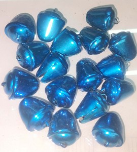 Campanas de Navidad Modernas de Hierro Gungroo, Plateadas de Doble Cara, Diseño Chino, Decoración para Árbol de Navidad, Escultura con Técnica Pintada para el Hogar - Product Image 5